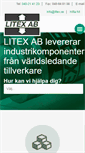 Mobile Screenshot of litex.se