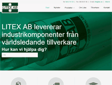 Tablet Screenshot of litex.se